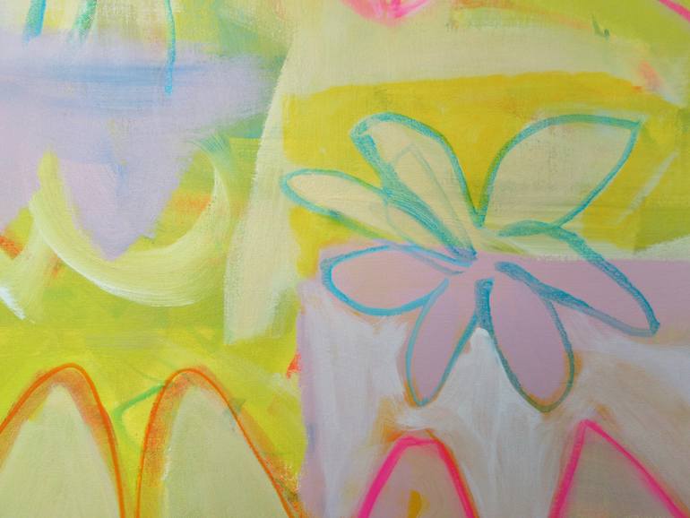 Original Abstract Expressionism Abstract Painting by Michelle Louis