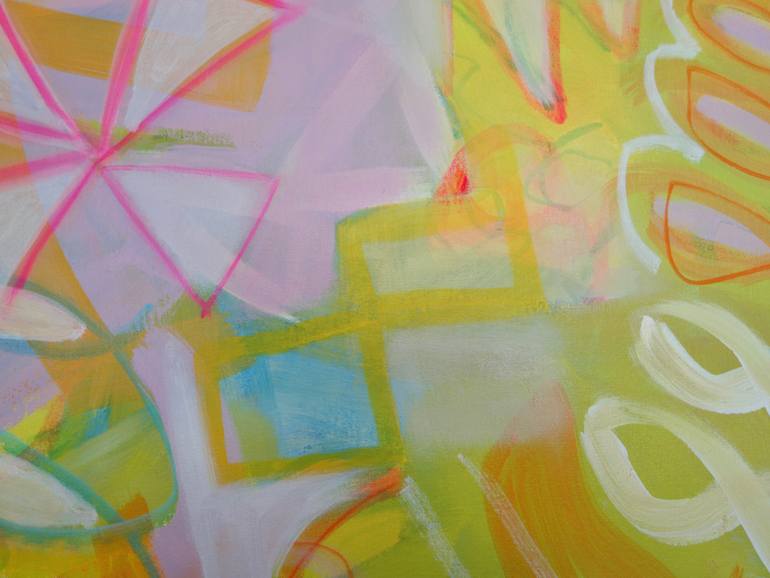 Original Abstract Expressionism Abstract Painting by Michelle Louis