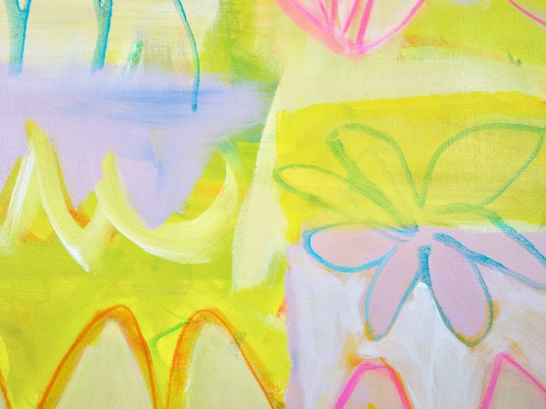 Original Abstract Expressionism Abstract Painting by Michelle Louis