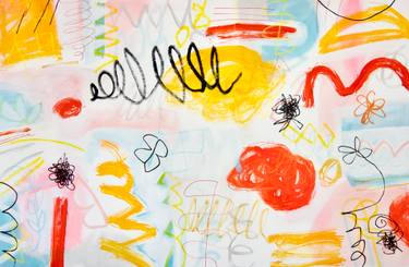 Original Abstract Expressionism Abstract Paintings by Michelle Louis