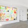 In a virtual room.
