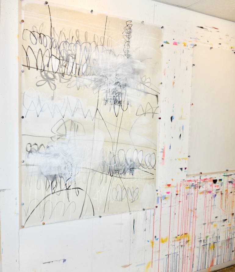 Original Abstract Expressionism Abstract Painting by Michelle Louis