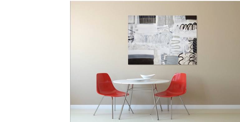 Original Abstract Expressionism Abstract Painting by Michelle Louis