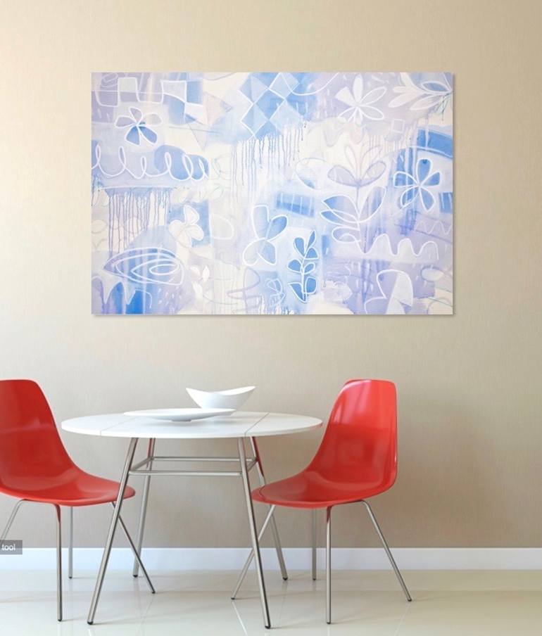 Original Abstract Expressionism Landscape Painting by Michelle Louis