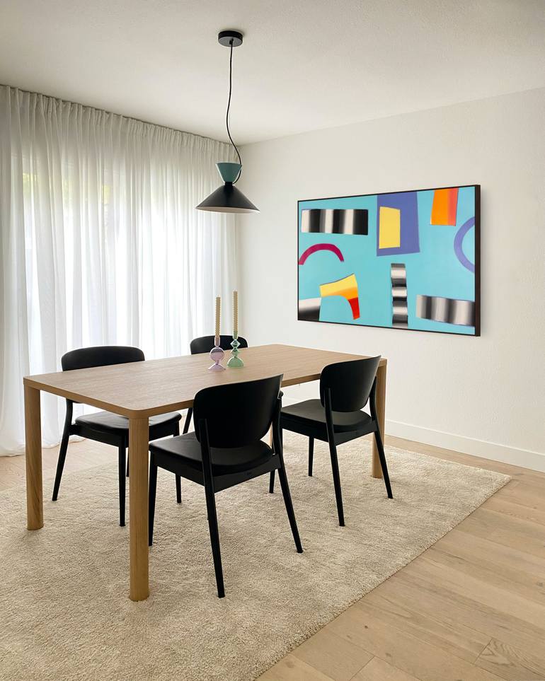 Original Abstract Expressionism Abstract Painting by Michelle Louis