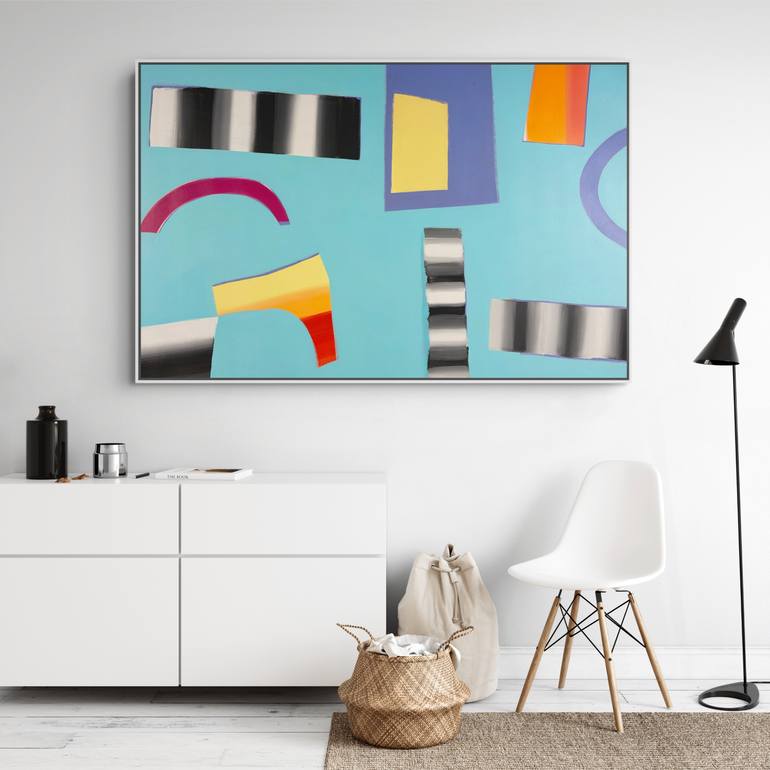 Original Abstract Expressionism Abstract Painting by Michelle Louis