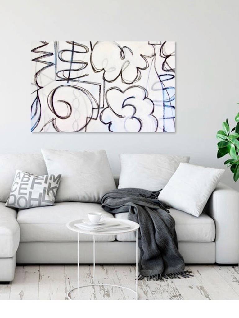 Original Abstract Expressionism Abstract Painting by Michelle Louis