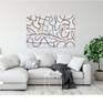 View in a virtual room. Painting is 60 inches (152cm) wide.