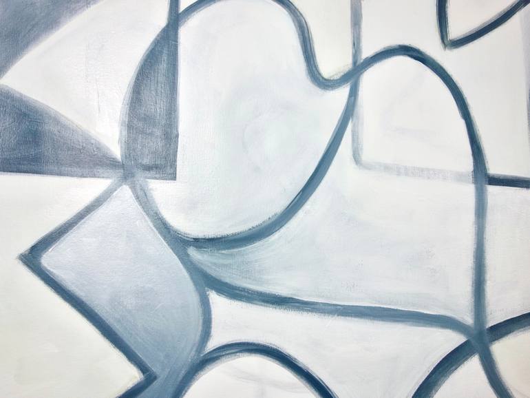 Original Abstract Expressionism Abstract Painting by Michelle Louis