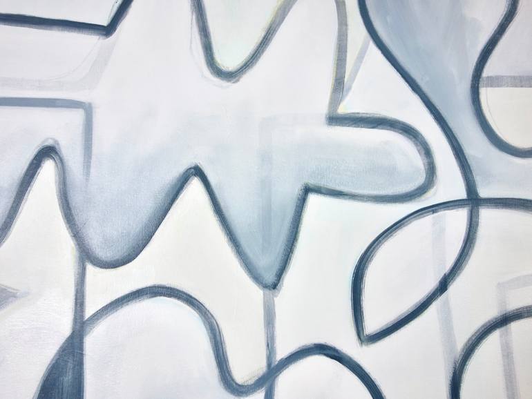 Original Abstract Expressionism Abstract Painting by Michelle Louis