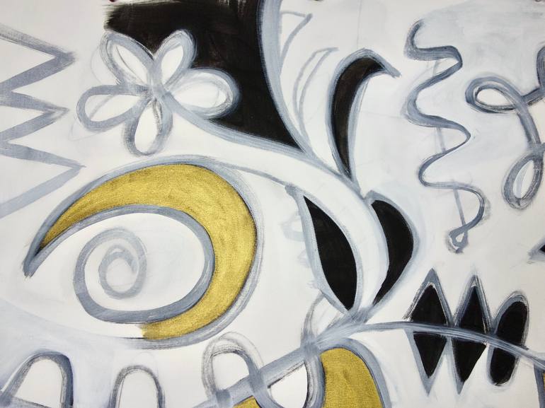 Original Abstract Expressionism Abstract Painting by Michelle Louis