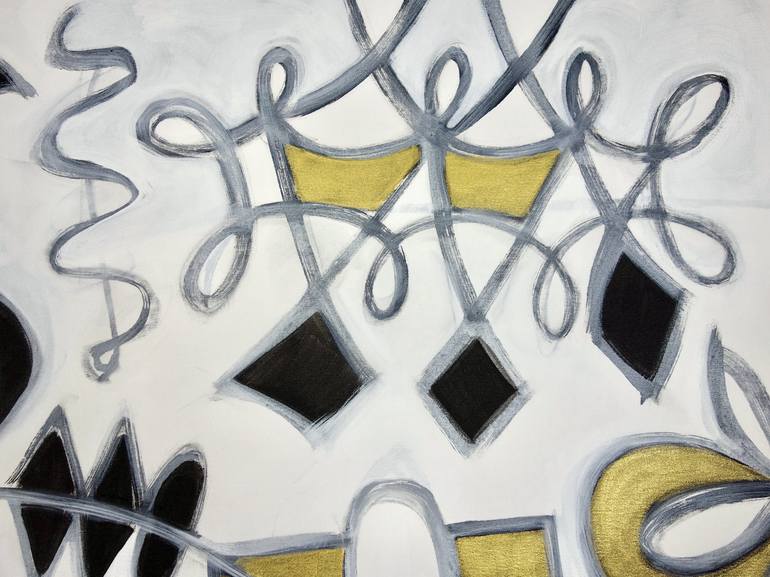 Original Abstract Expressionism Abstract Painting by Michelle Louis