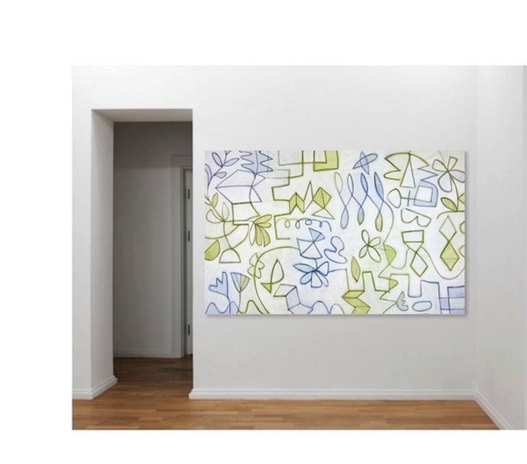 Original Abstract Landscape Painting by Michelle Louis