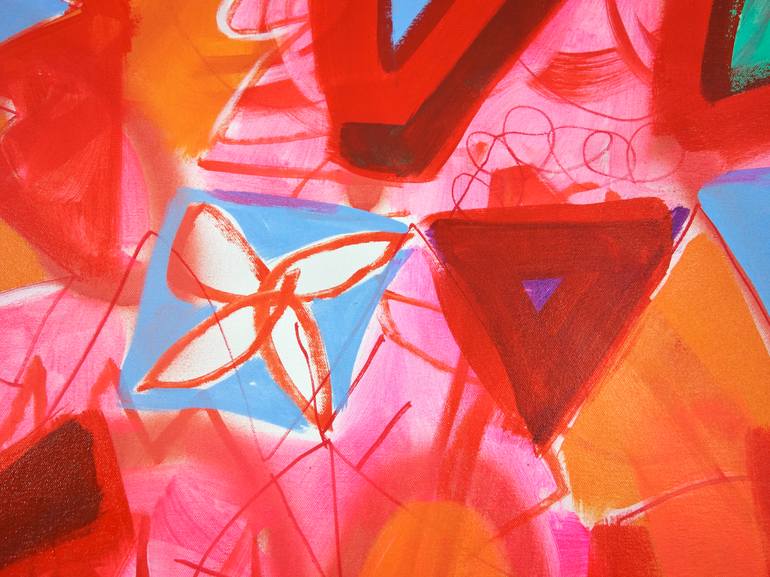 Original Abstract Expressionism Abstract Painting by Michelle Louis