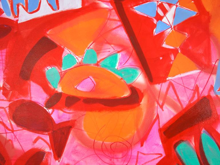 Original Abstract Expressionism Abstract Painting by Michelle Louis