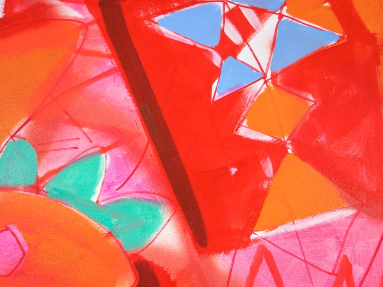 Original Abstract Expressionism Abstract Painting by Michelle Louis