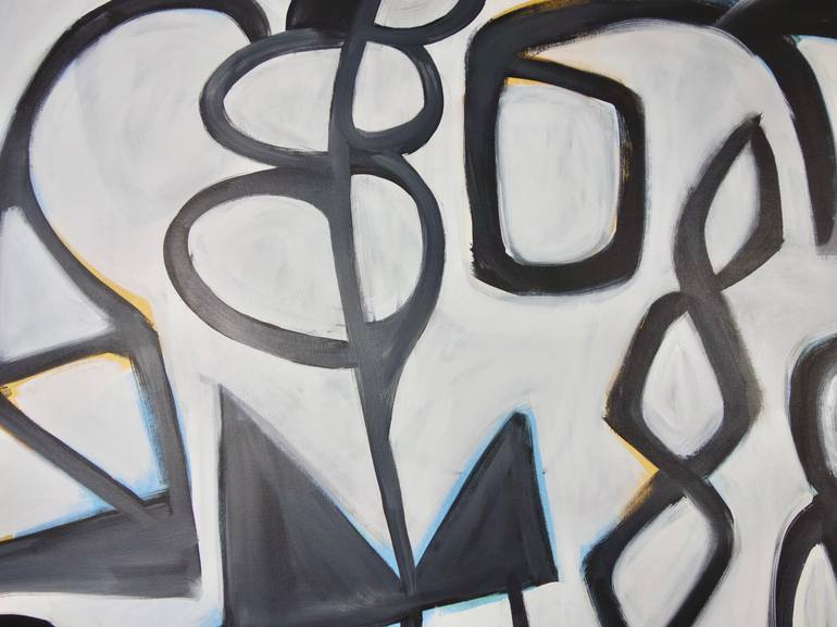 Original Abstract Expressionism Abstract Painting by Michelle Louis