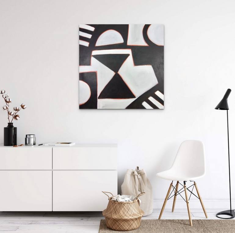 Original Abstract Expressionism Abstract Painting by Michelle Louis