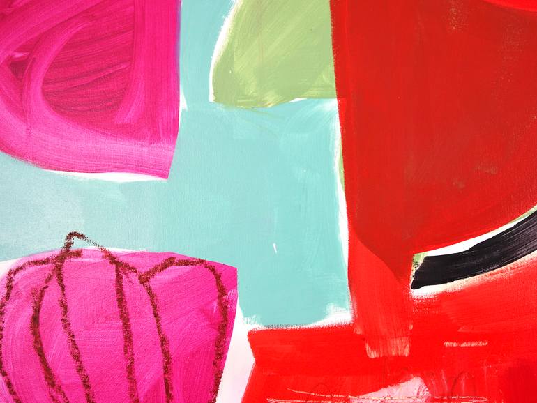 Original Abstract Expressionism Abstract Painting by Michelle Louis