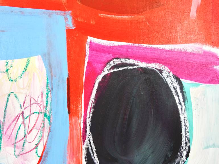 Original Abstract Expressionism Abstract Painting by Michelle Louis