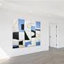 View in a virtual space, horizontal orientation. Painting is 78 inches wide.