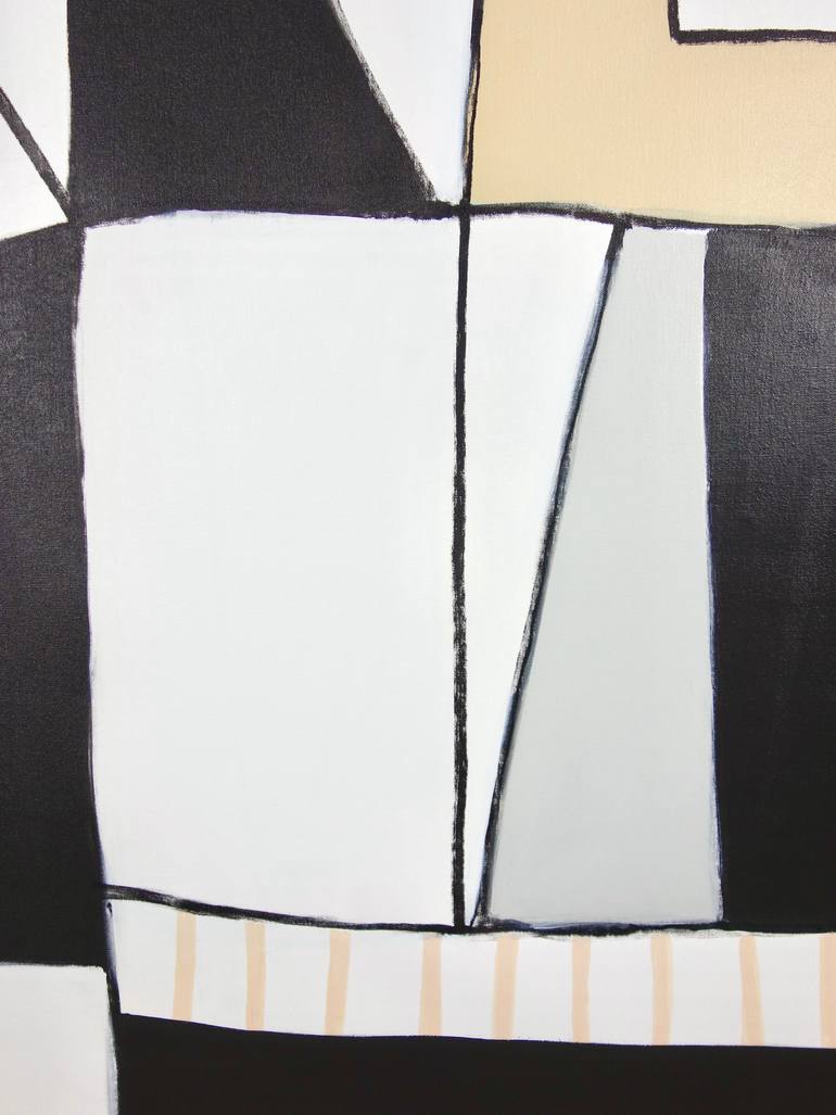 Original Abstract Geometric Painting by Michelle Louis