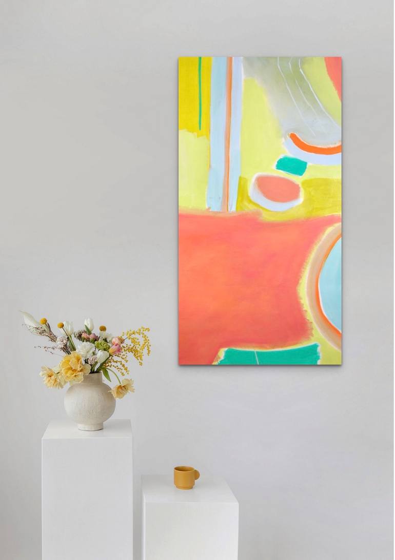 Original Abstract Expressionism Abstract Painting by Michelle Louis