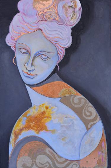 Print of Art Deco Women Paintings by Keakahai Lynsey Johnson