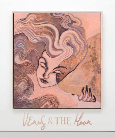 Venus & the Moon thumb