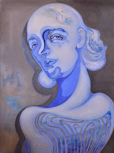 Print of Abstract Women Paintings by Keakahai Lynsey Johnson