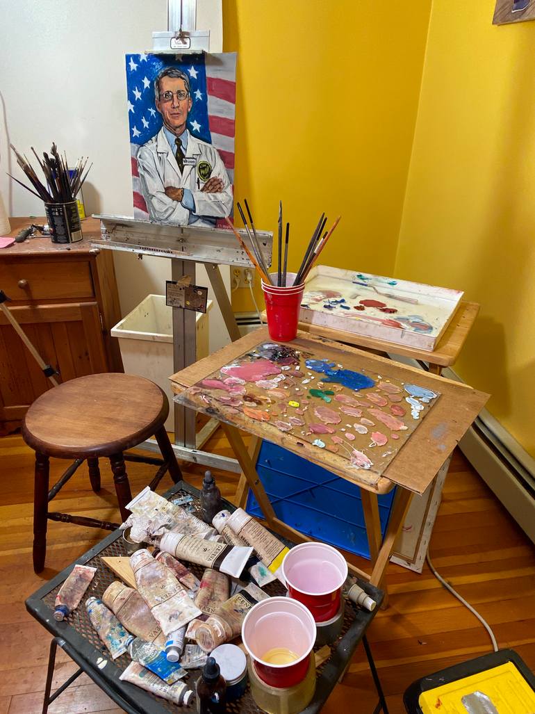 Original Figurative People Painting by Christina Tarkoff