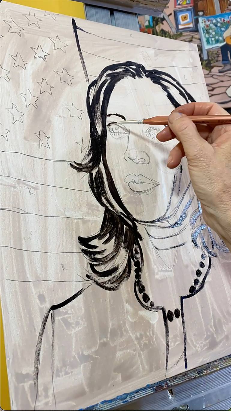 Original Figurative People Painting by Christina Tarkoff