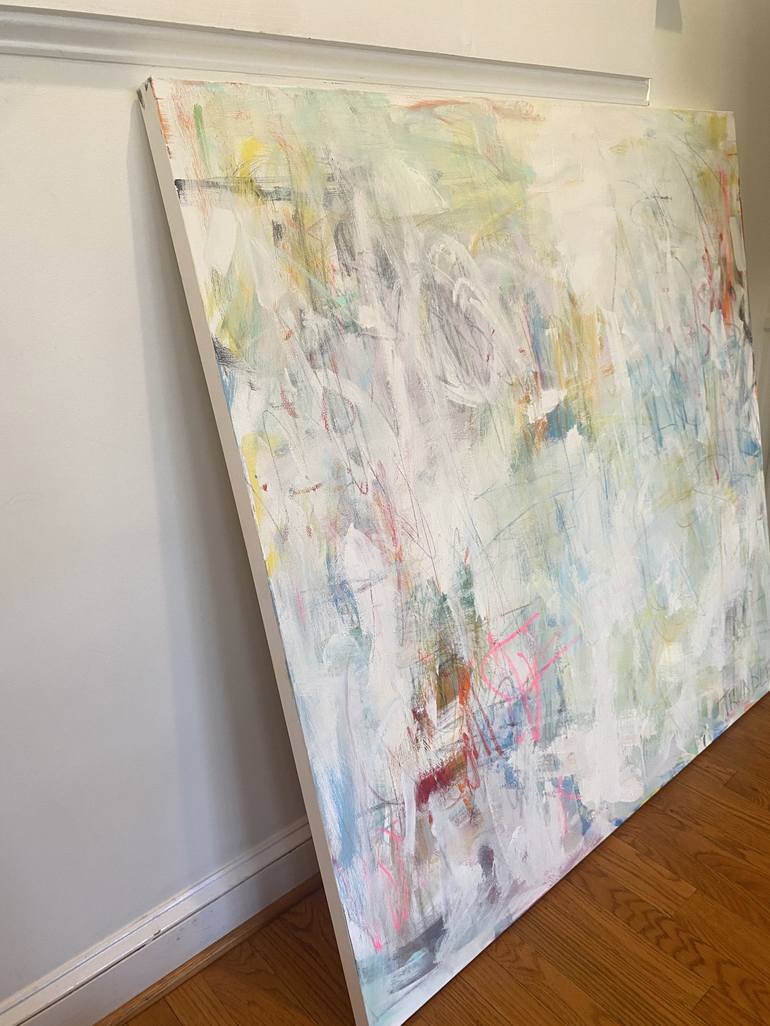 Original Abstract Expressionism Abstract Painting by Sarah Trundle