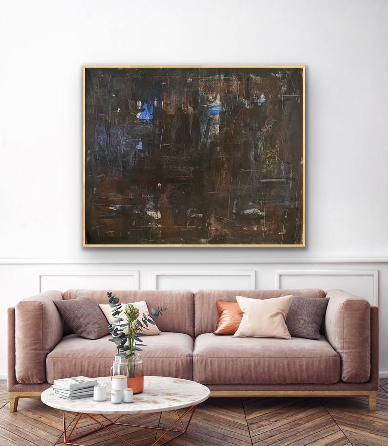 Original Abstract Expressionism Abstract Painting by Sarah Trundle