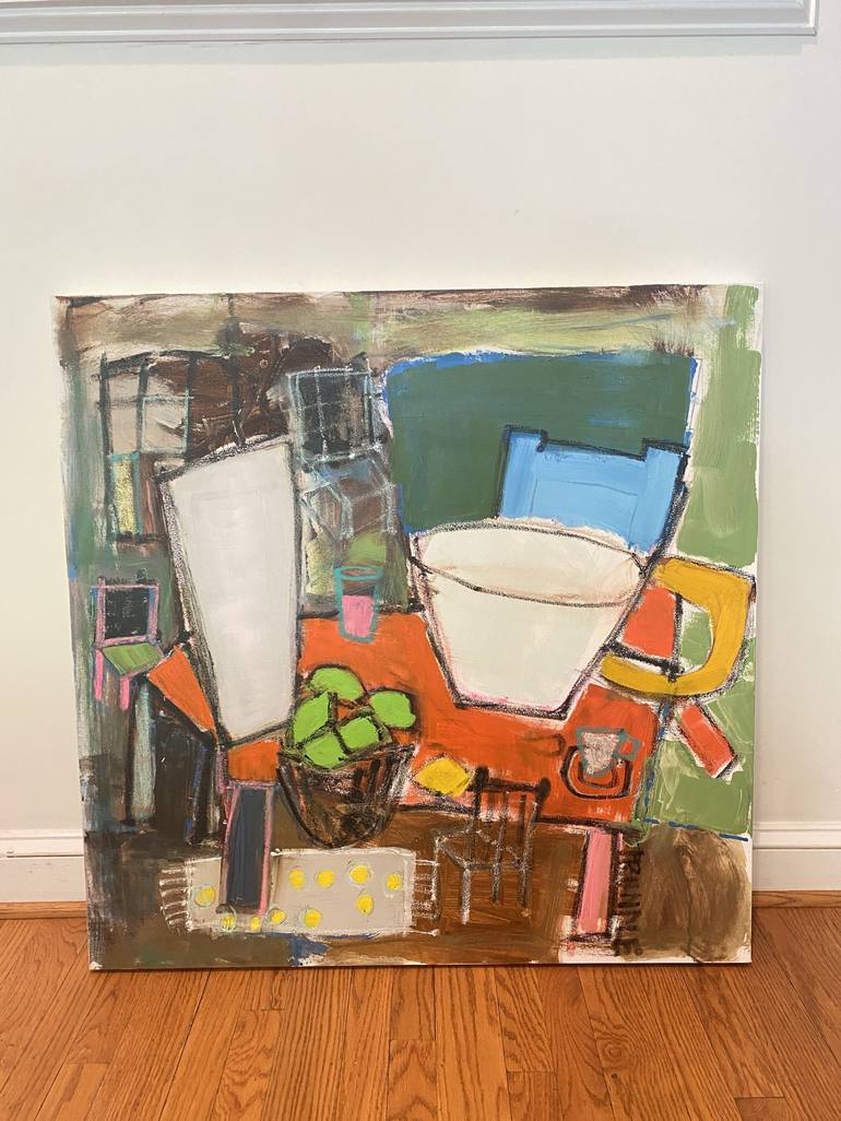 Original Abstract Still Life Painting by Sarah Trundle