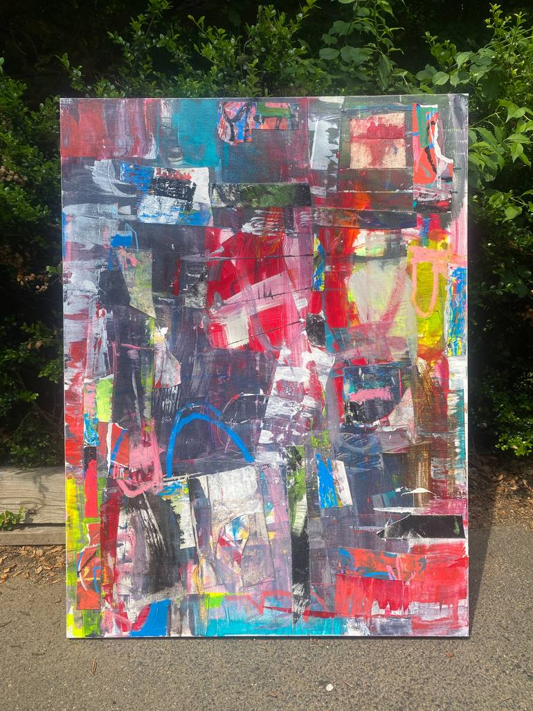Original Modernism Abstract Painting by Sarah Trundle