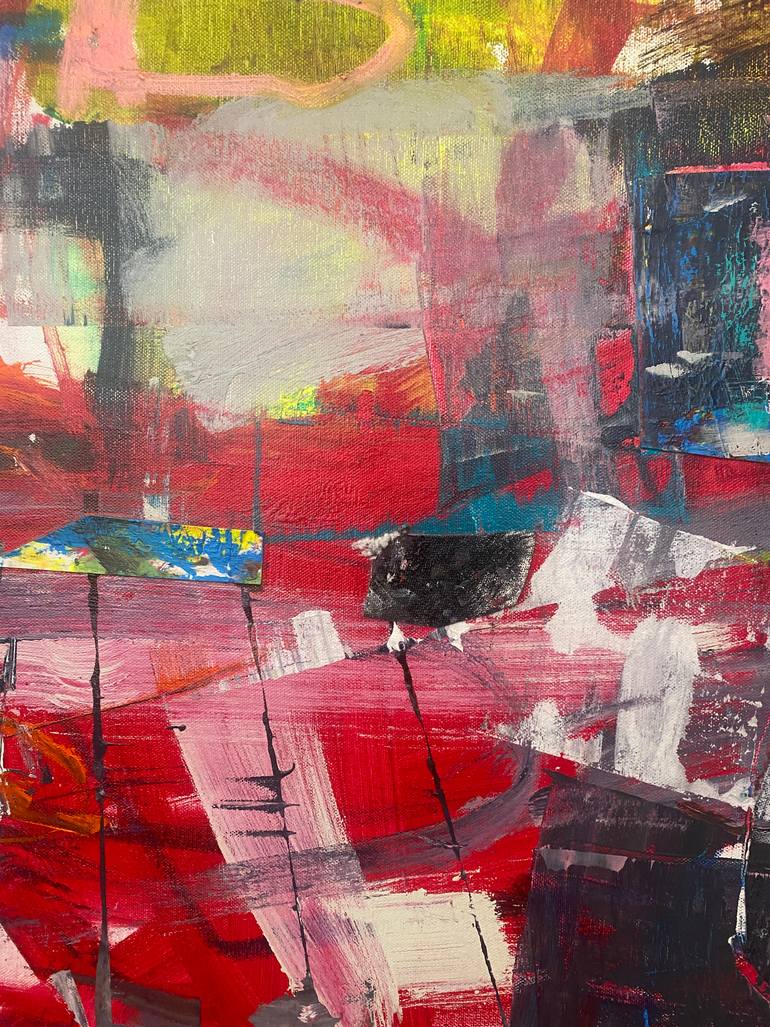 Original Modernism Abstract Painting by Sarah Trundle