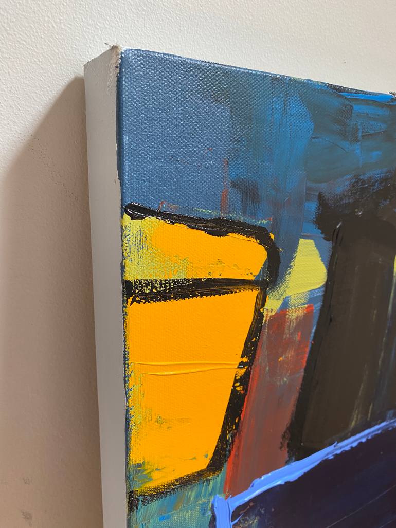 Original Abstract Expressionism Abstract Painting by Sarah Trundle