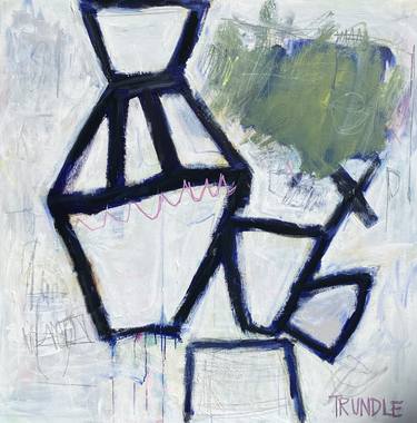 Original Cubism Abstract Paintings by Sarah Trundle