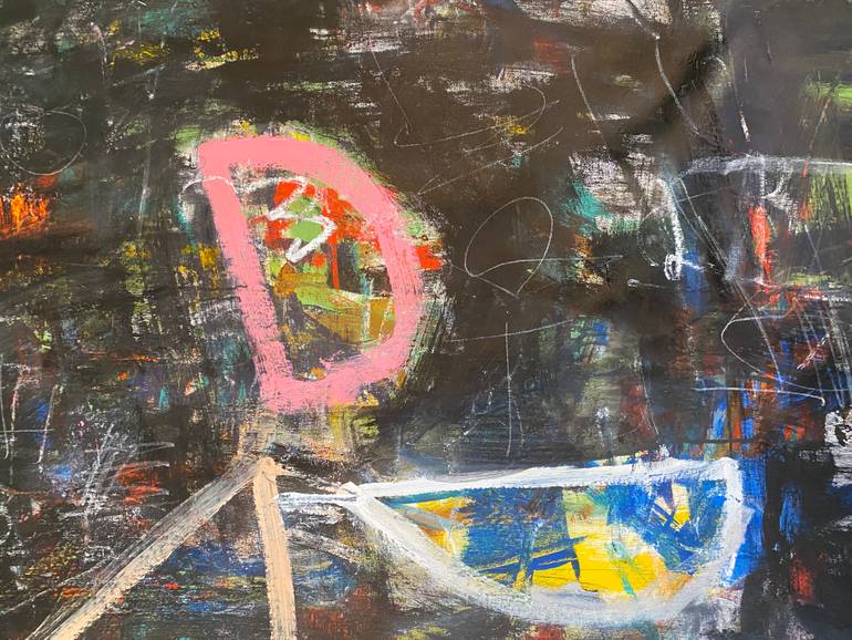 Original Abstract Expressionism Abstract Painting by Sarah Trundle