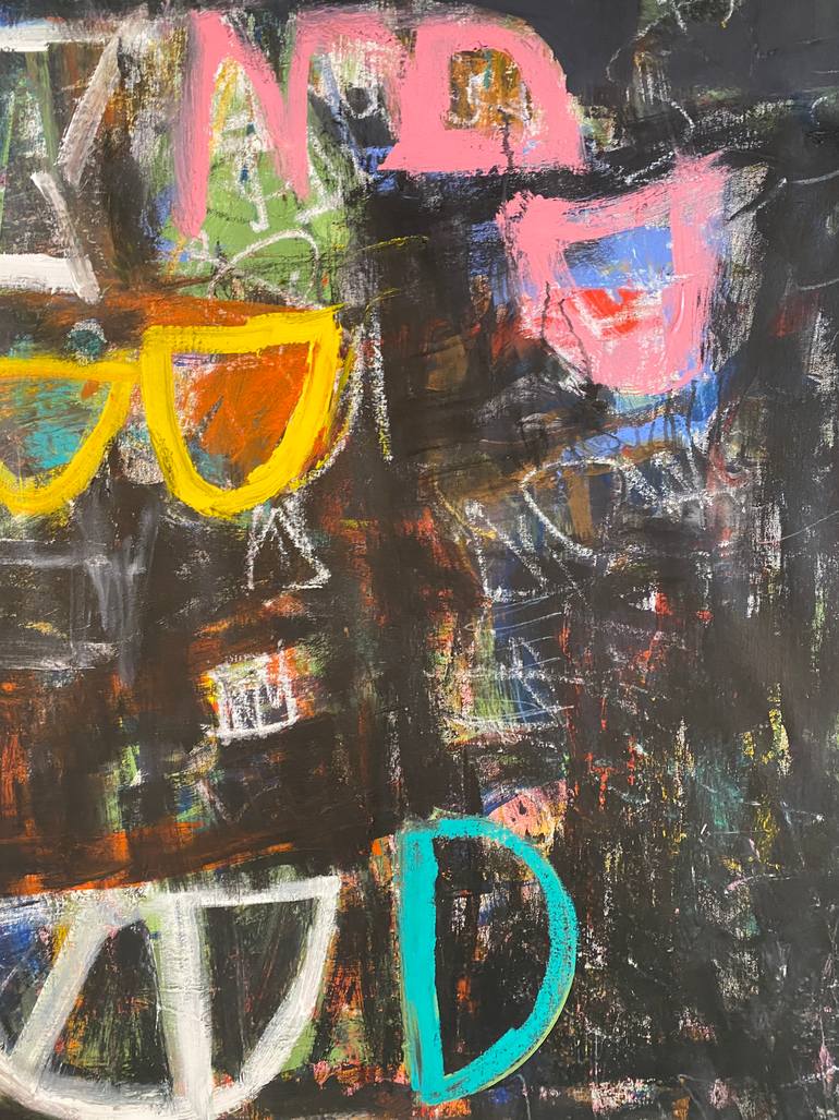 Original Abstract Expressionism Abstract Painting by Sarah Trundle