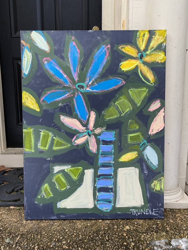 Original Floral Painting by Sarah Trundle