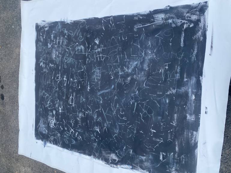 Original Abstract Expressionism Abstract Painting by Sarah Trundle