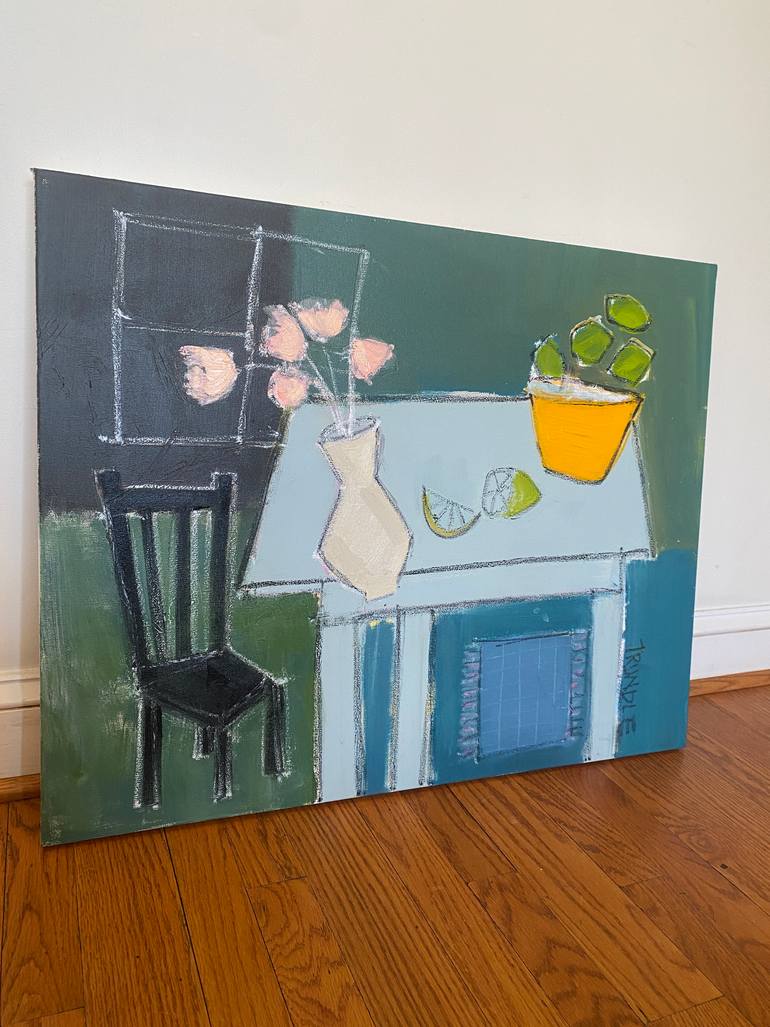 Original Abstract Still Life Painting by Sarah Trundle