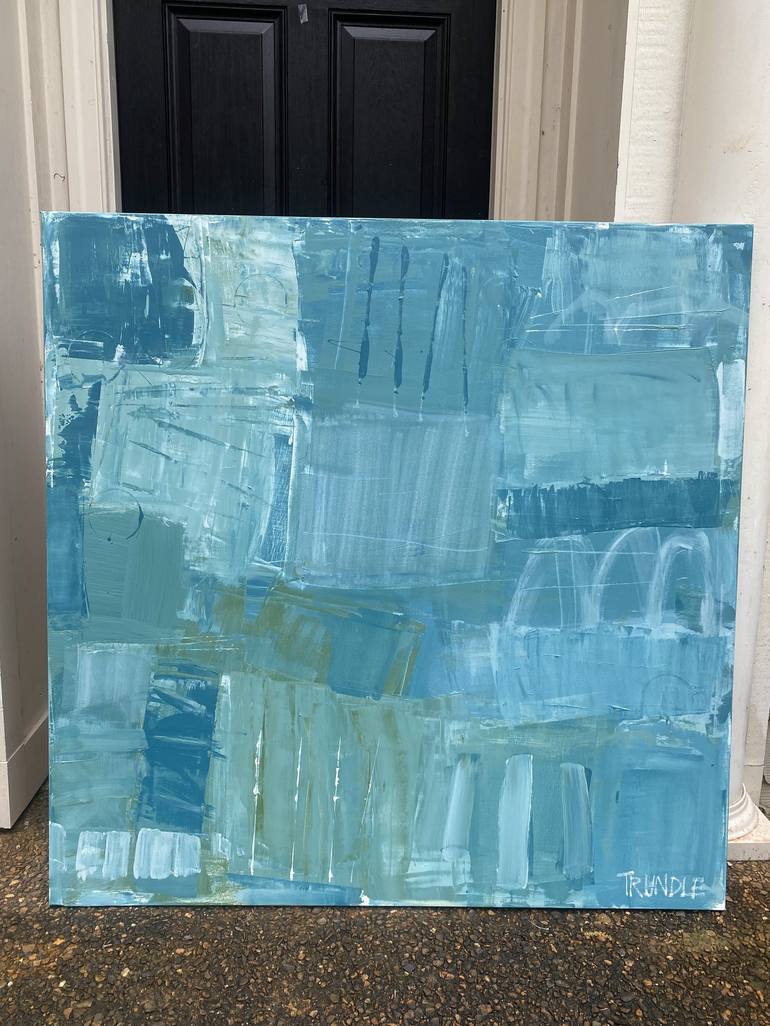 Original Abstract Expressionism Abstract Painting by Sarah Trundle