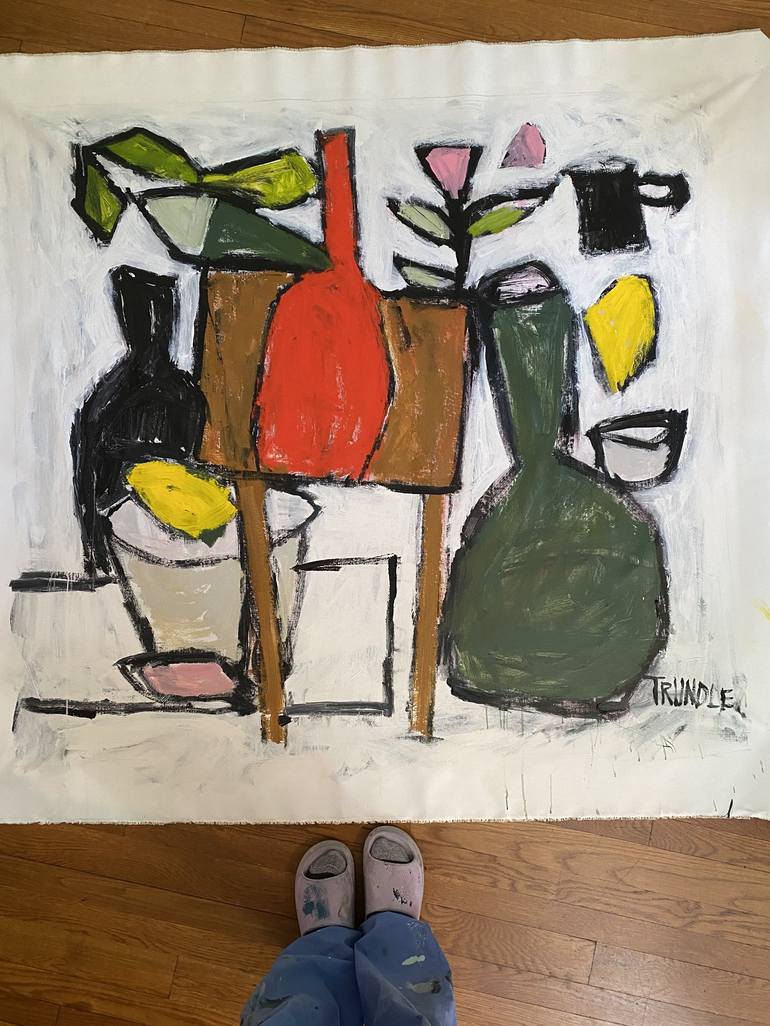 Original Modernism Abstract Painting by Sarah Trundle