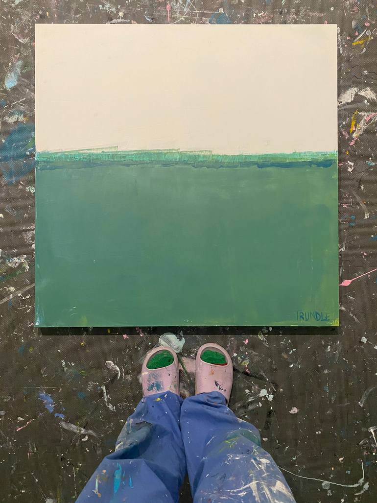 Original Abstract Landscape Painting by Sarah Trundle