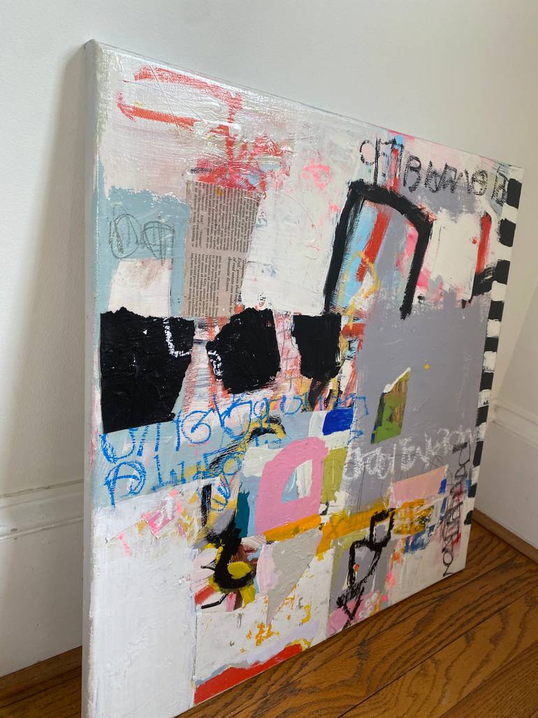 Original Street Art Abstract Collage by Sarah Trundle