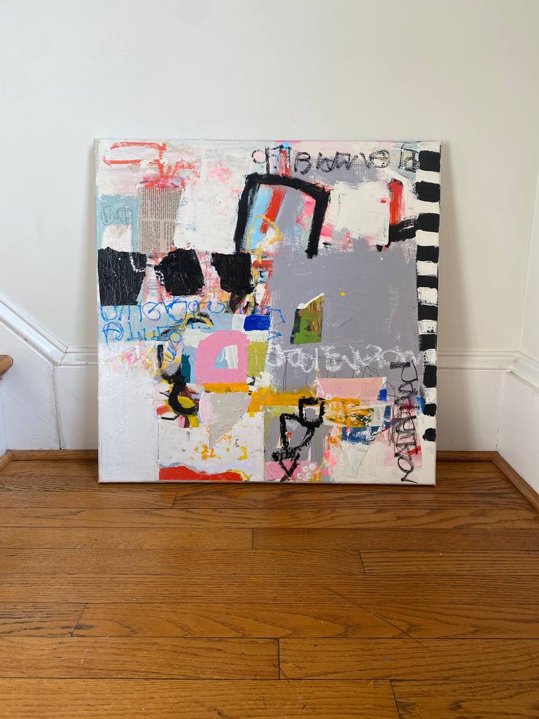 Original Street Art Abstract Collage by Sarah Trundle