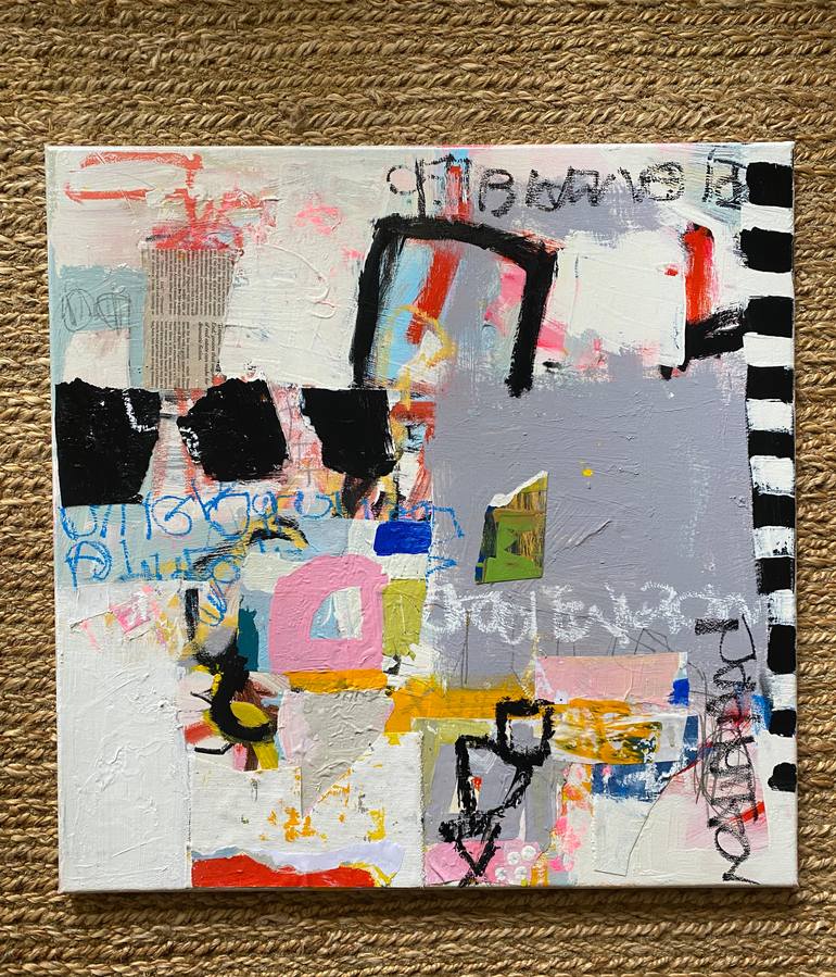 Original Street Art Abstract Collage by Sarah Trundle